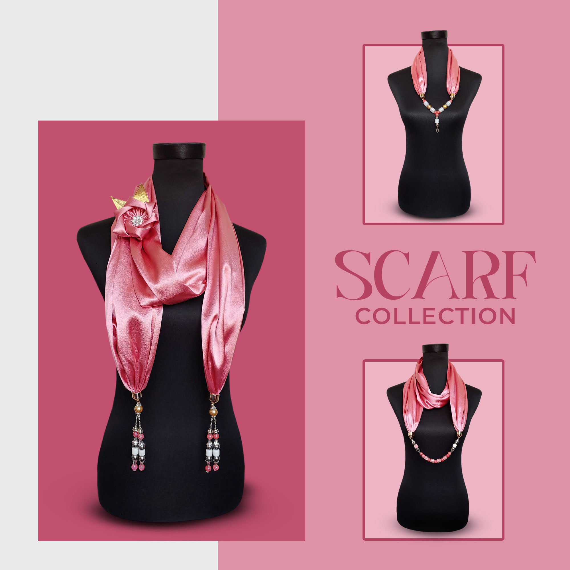 Satin Scarf Nk-007