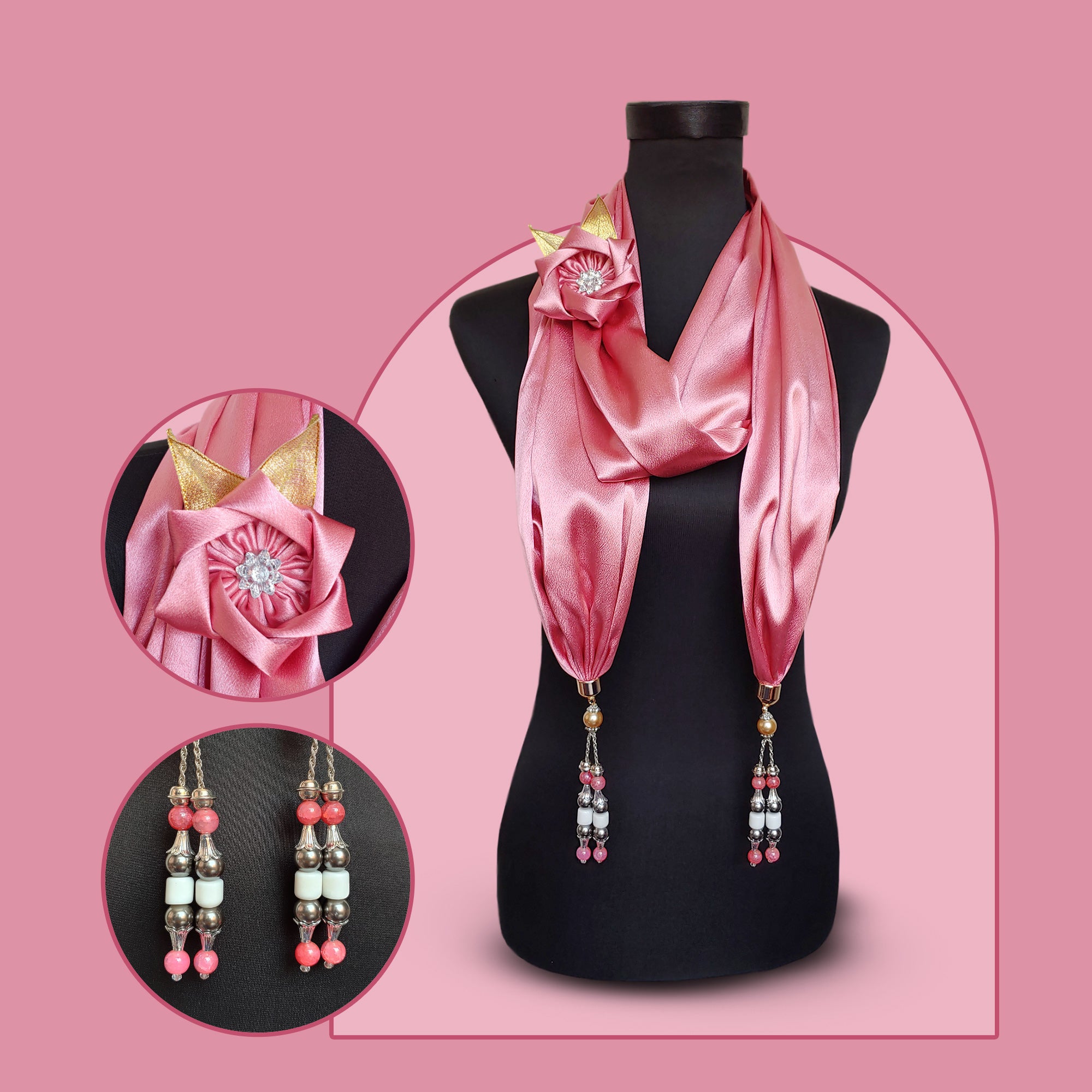 Satin Scarf Nk-007