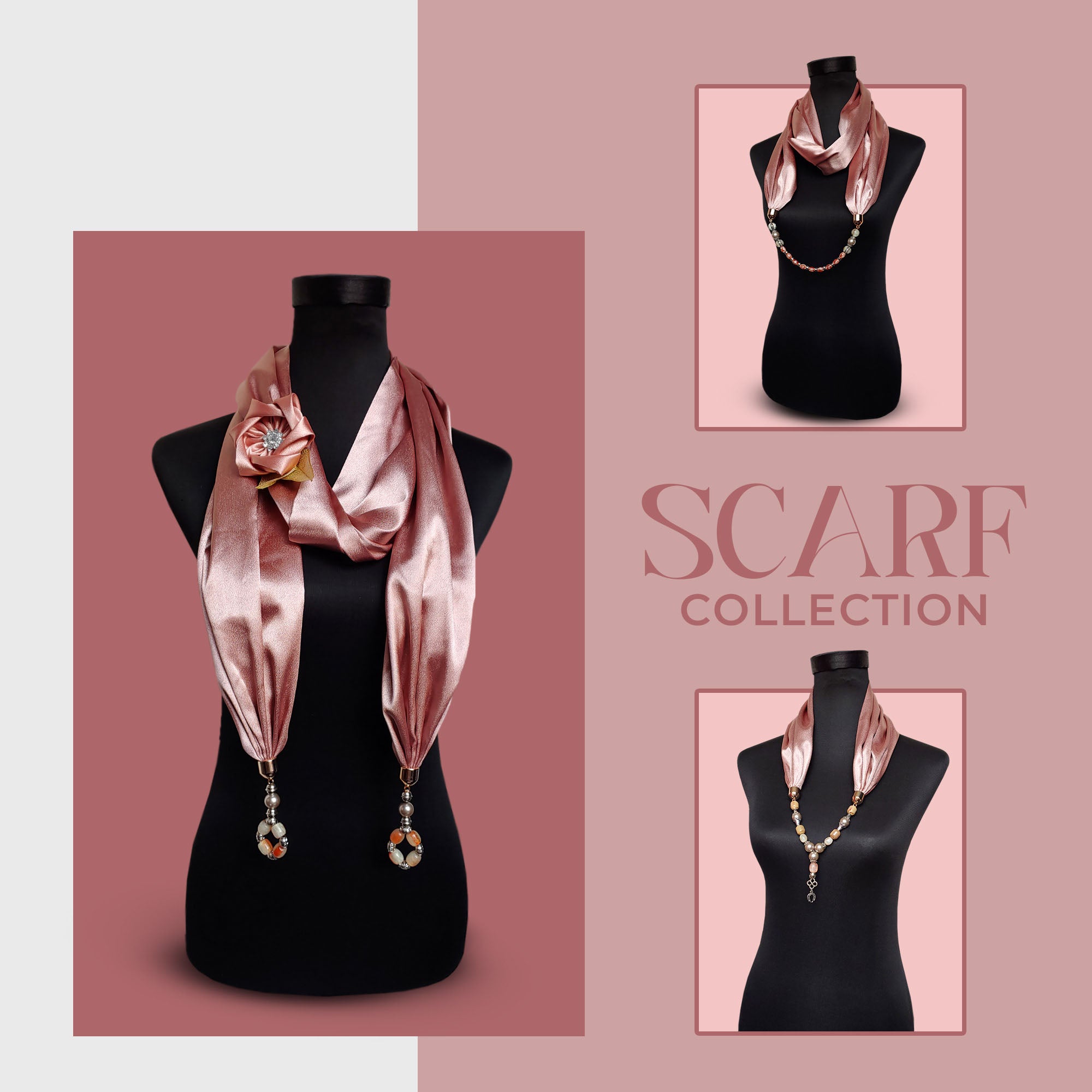 Satin Scarf Nk-008