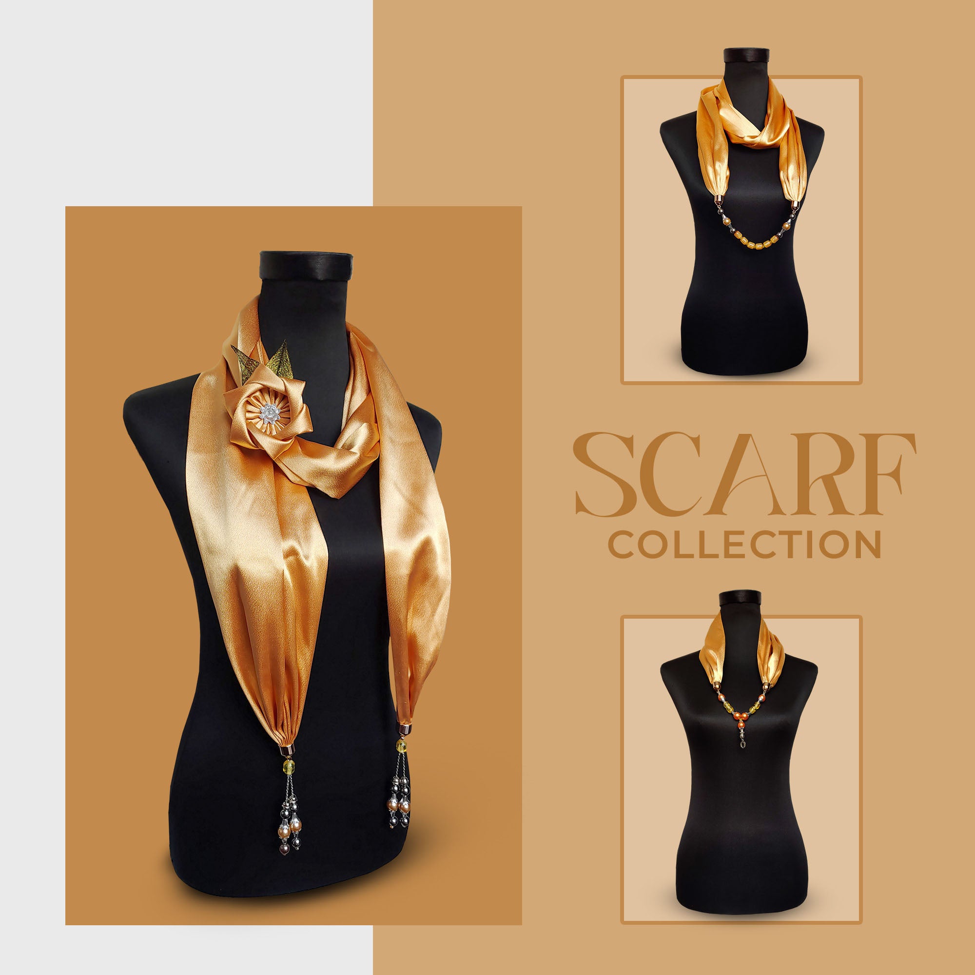 Satin Scarf Nk-009