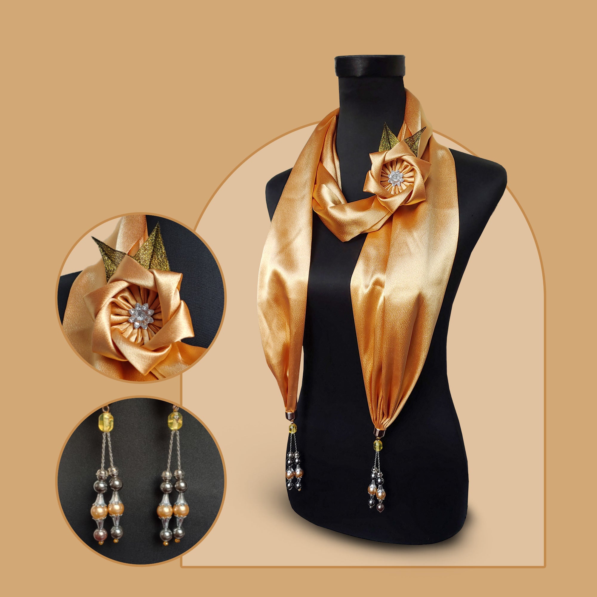 Satin Scarf Nk-009