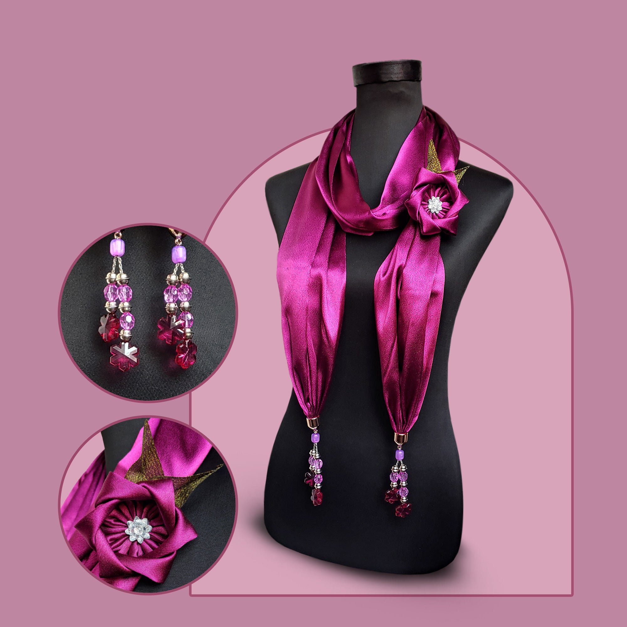 Satin Scarf Nk-013