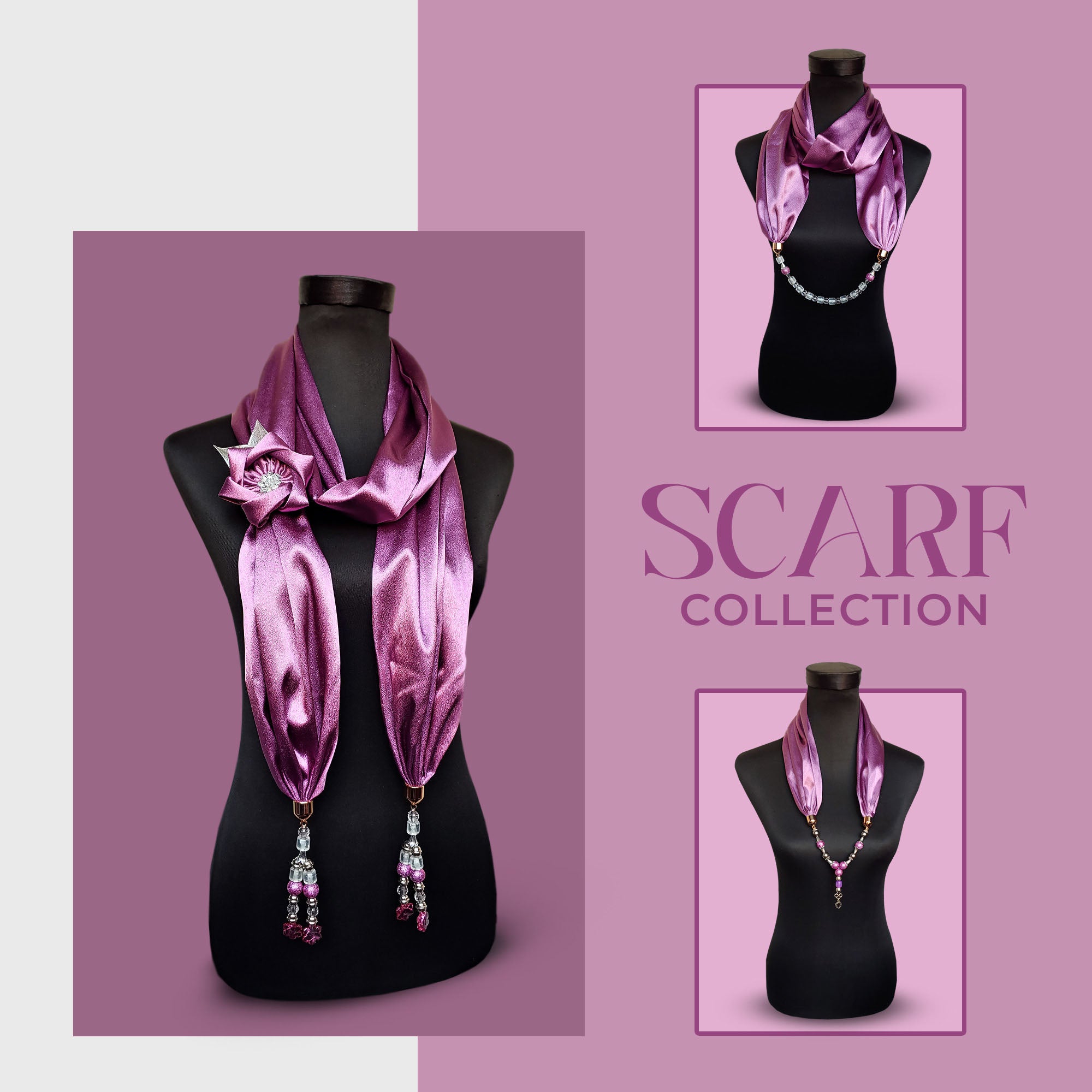 Satin Scarf Nk-014