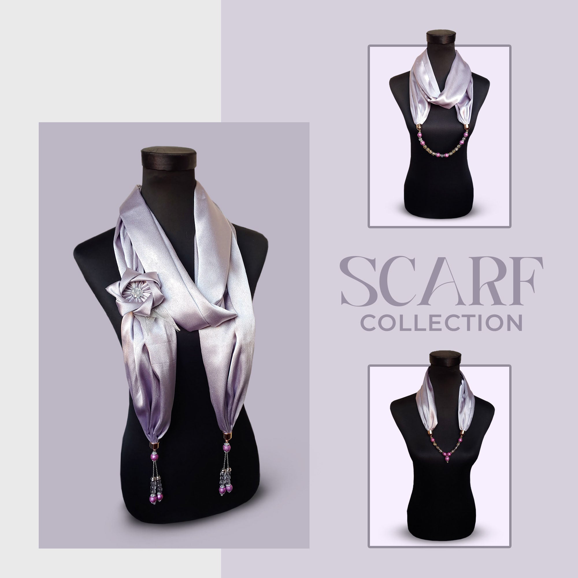 Satin Scarf Nk-015