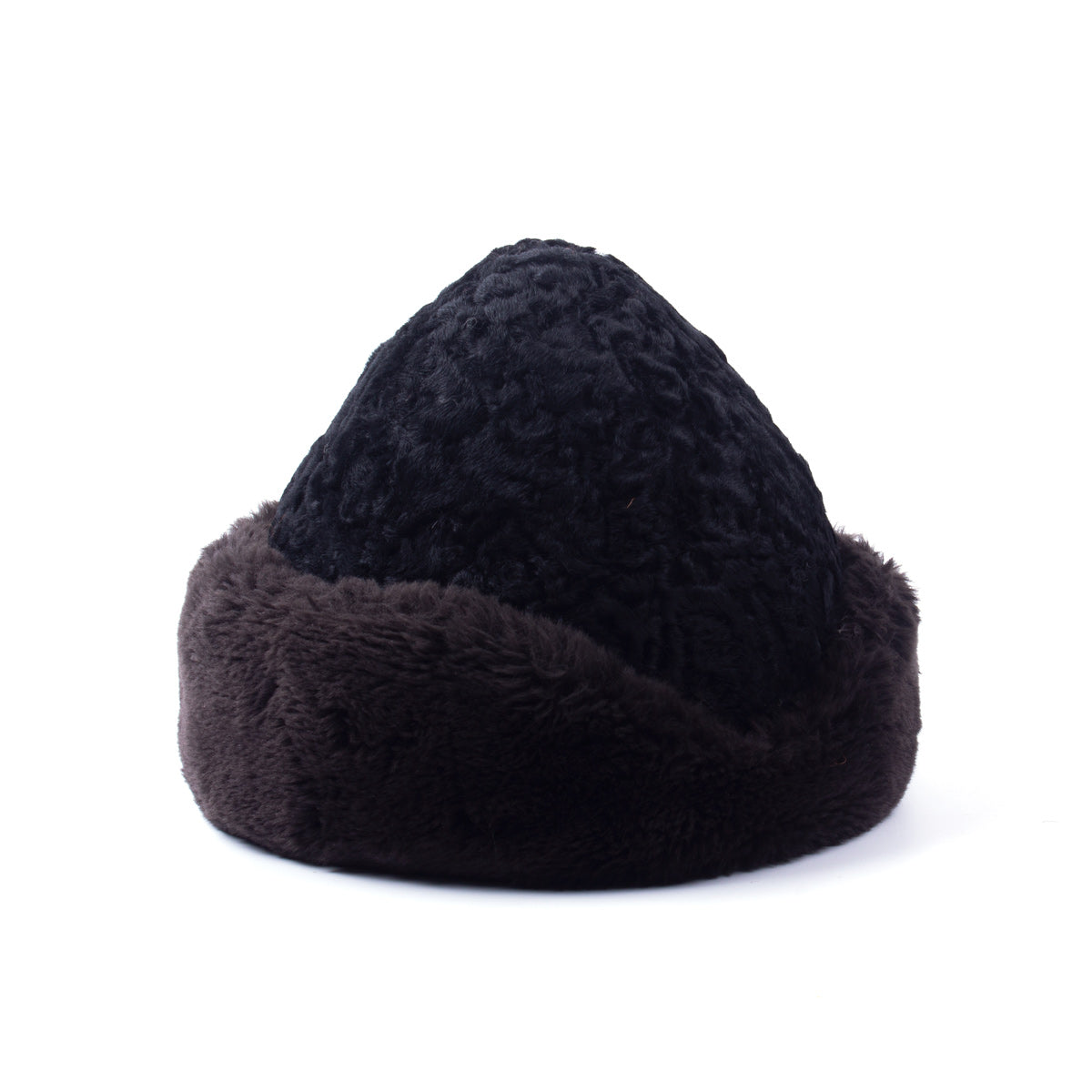 Black Nuristani Tribal Hat Nk-035