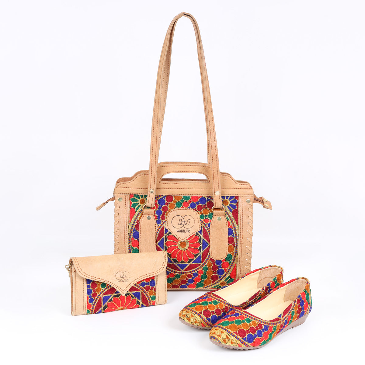 Tote Bag, Clutch Purse, and Elegant Ballet Shoes Nk-171