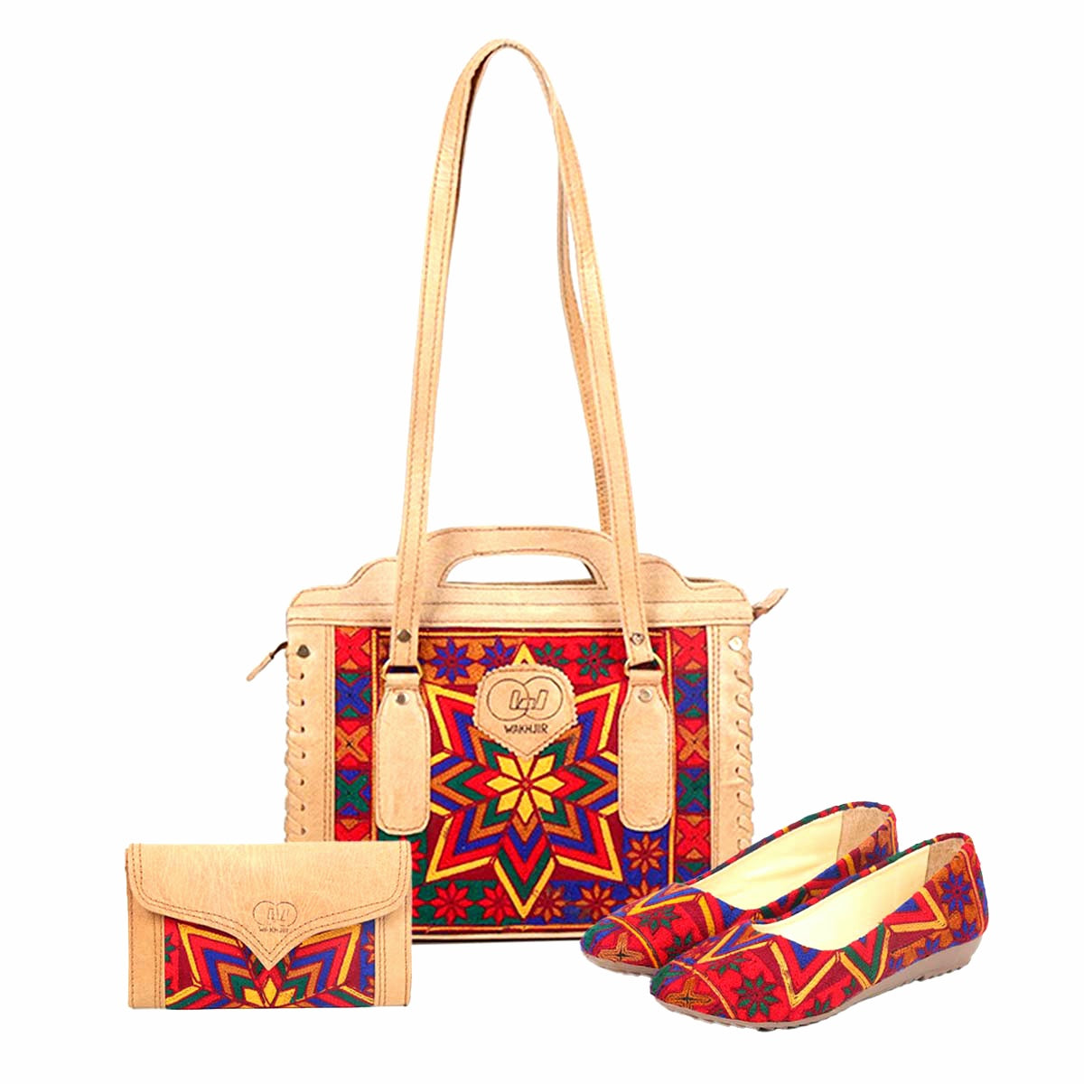 Tote Bag, Clutch Purse, and Elegant Ballet Shoes Nk-175