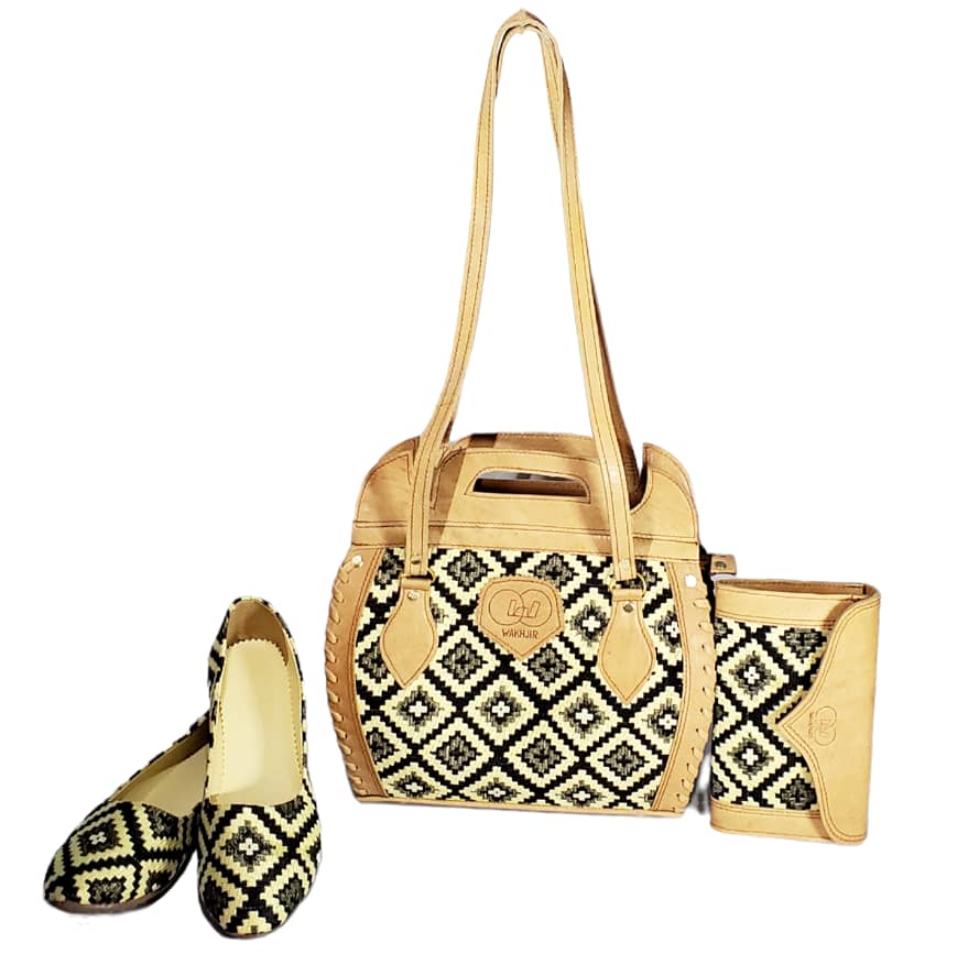 Tote Bag, Clutch Purse, and Elegant Ballet Shoes Nk-195