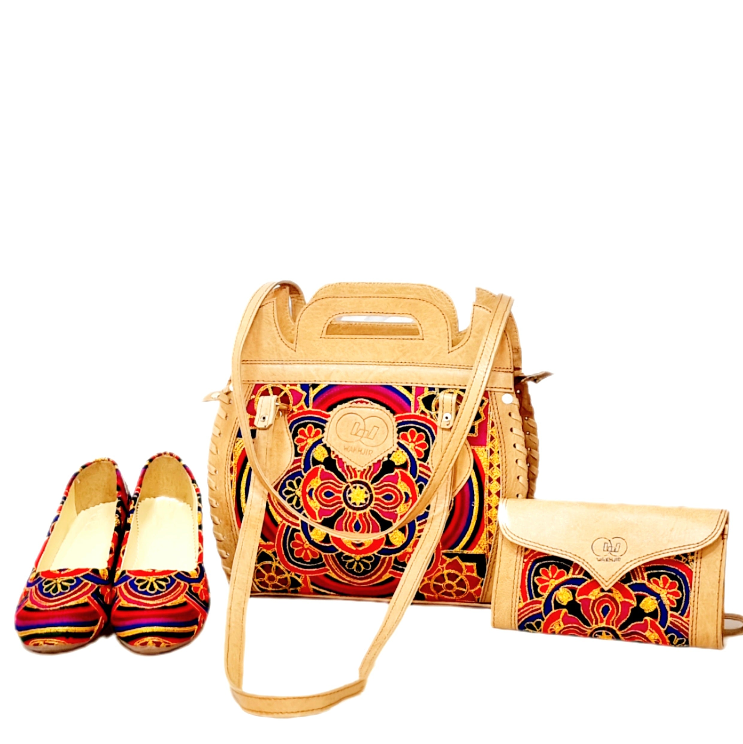 Tote Bag, Clutch Purse, and Elegant Ballet Shoes Nk-219