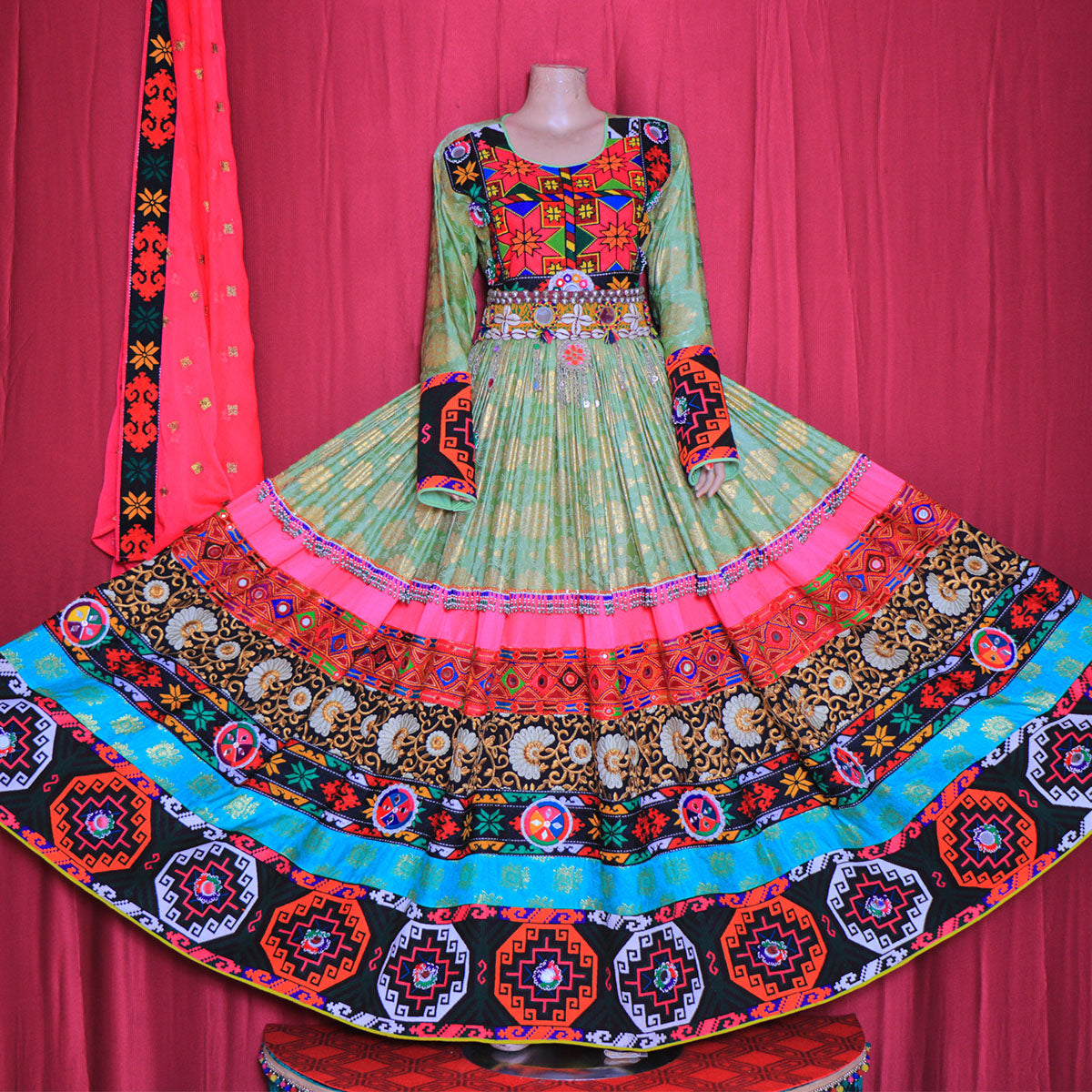 Colorful Khaama Dress Nk-279