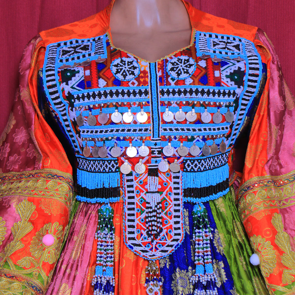 Colorful Khaama Dress Nk-296