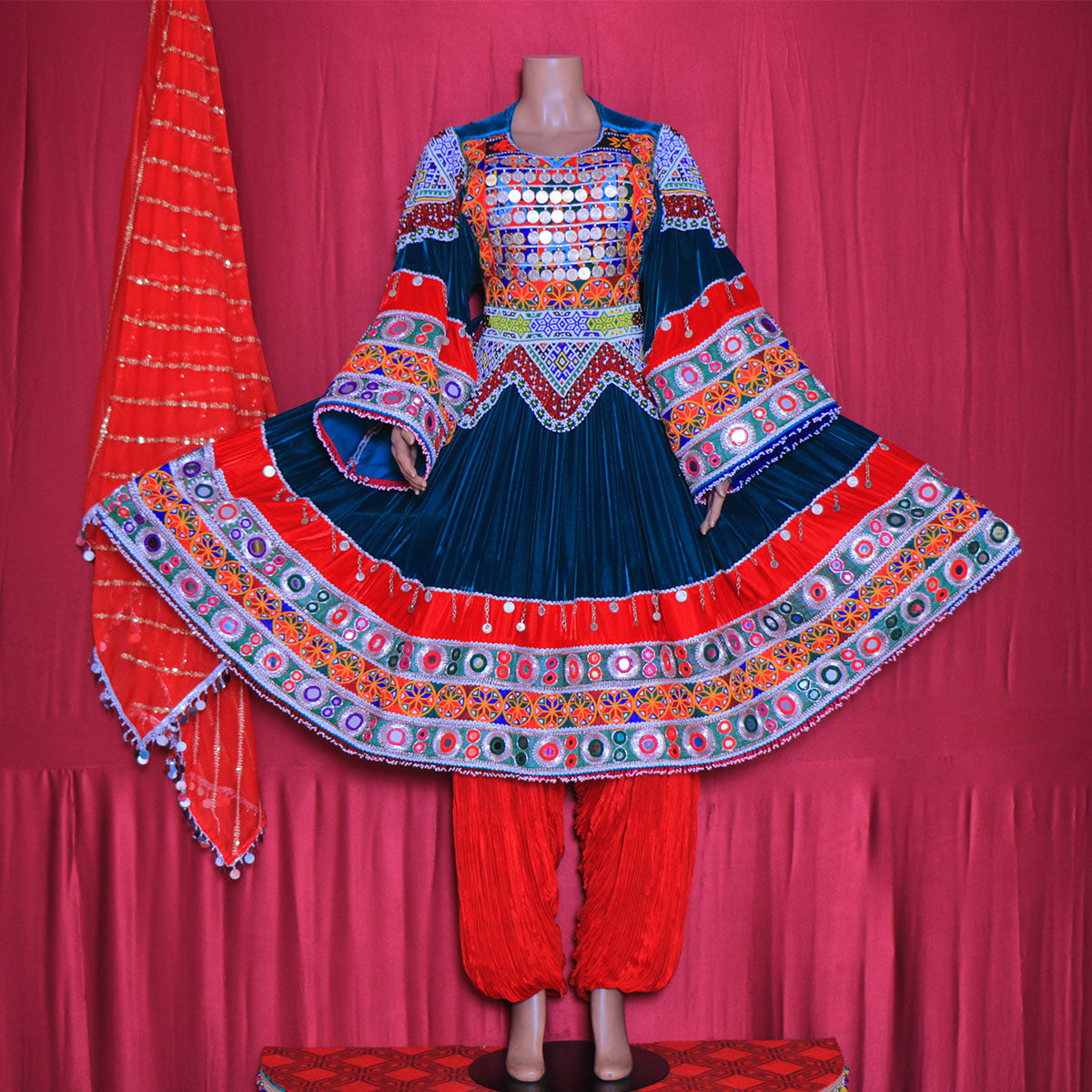 Colorful Khaama Dress Nk-300