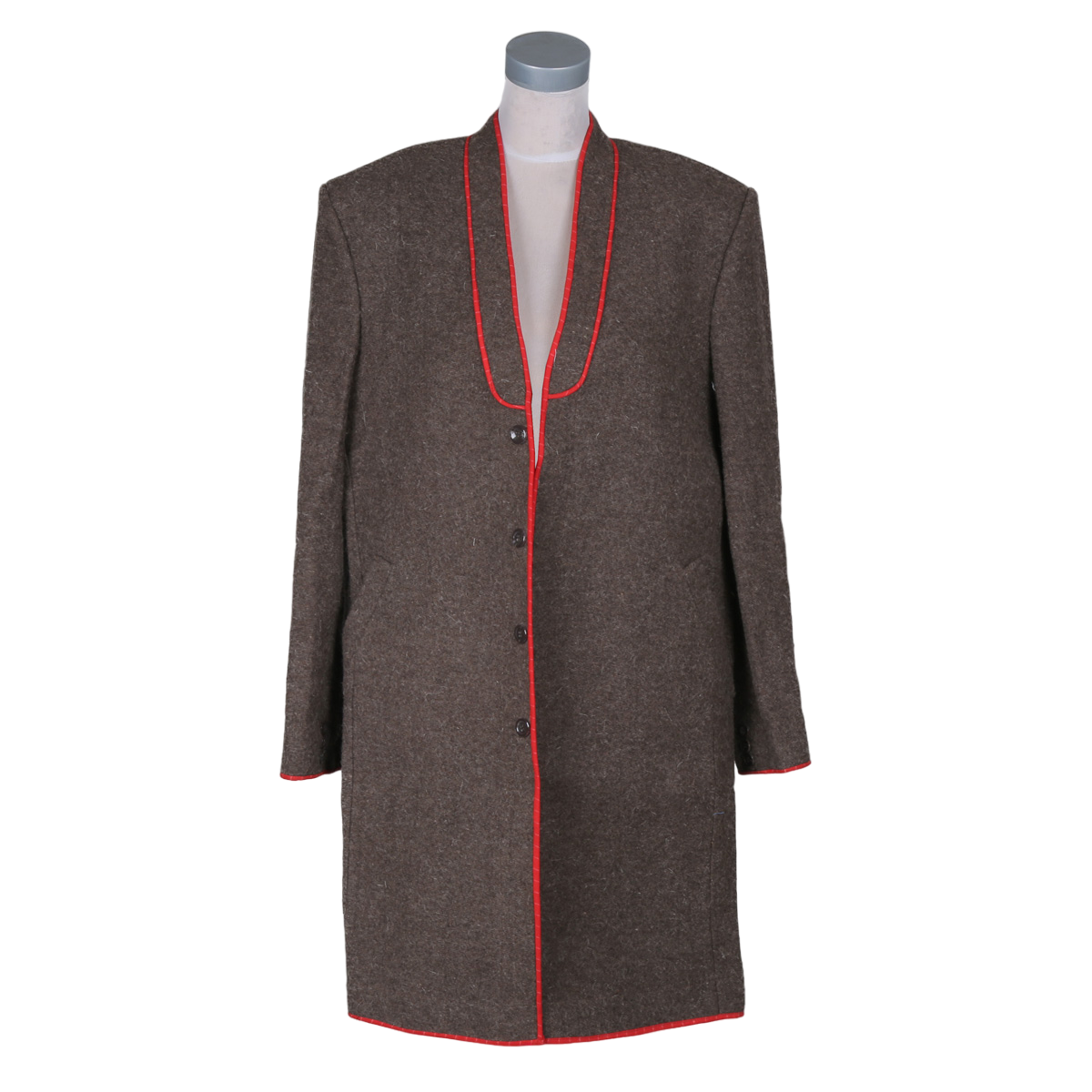 Nuristani Men's Coat in Chocolate Brown Nk-064