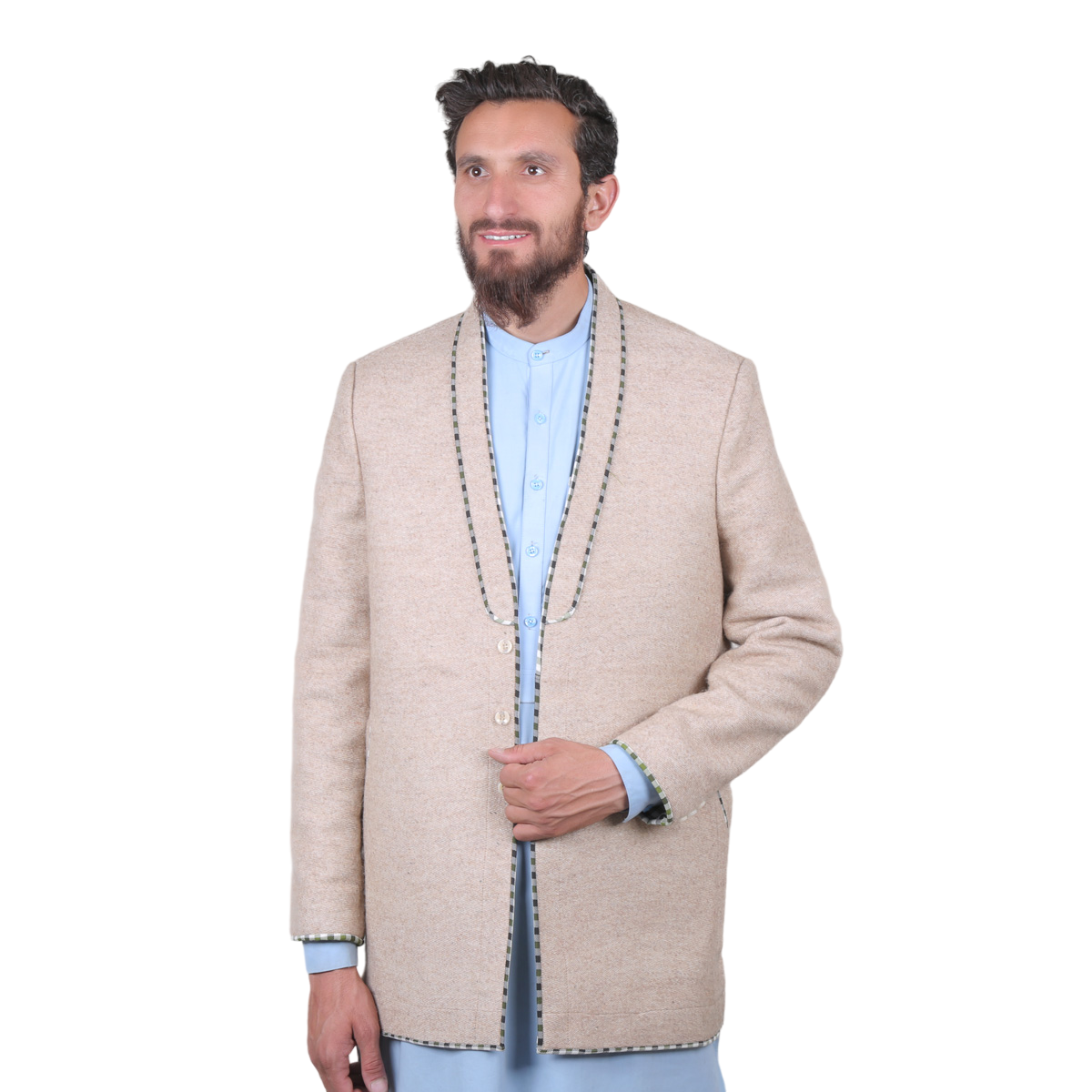 Nuristani Men's Short Coat Nk-068