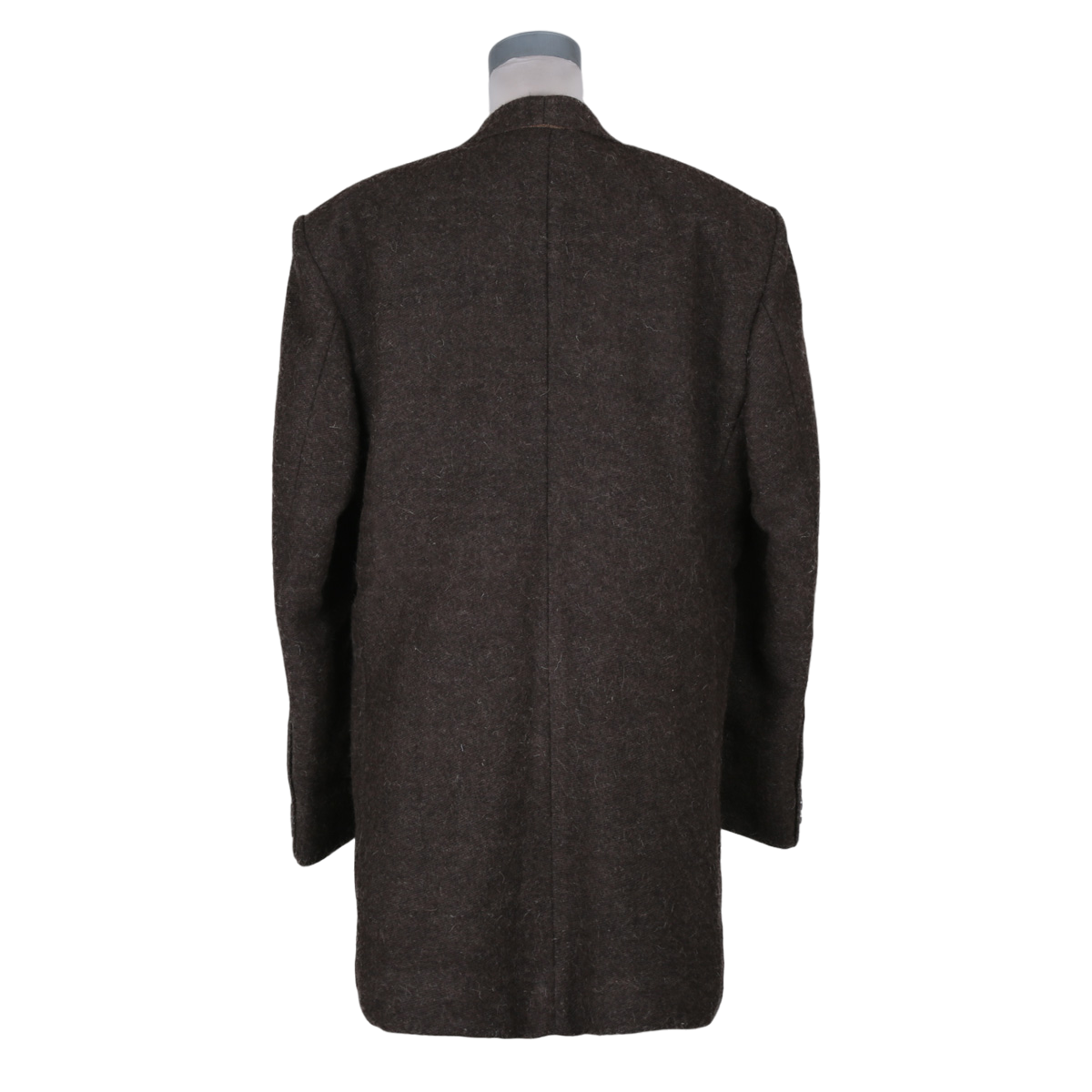 Chocolate Brown Nuristani Men's Overcoat Nk-070