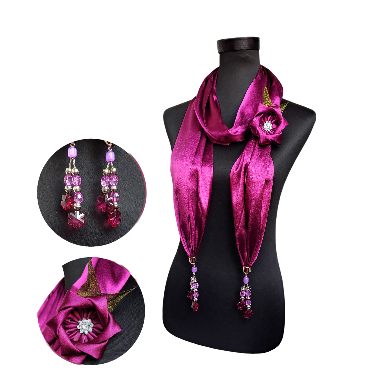 Satin Scarf Nk-013